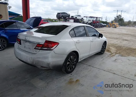 2014 Honda Civic Ex z USA, uszkodzony, nr VIN 19XFB2F87EE019995